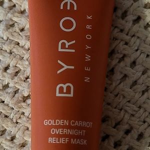 Byroe New York Golden Carrot Overnight Relief Mask Travel Sample NEW